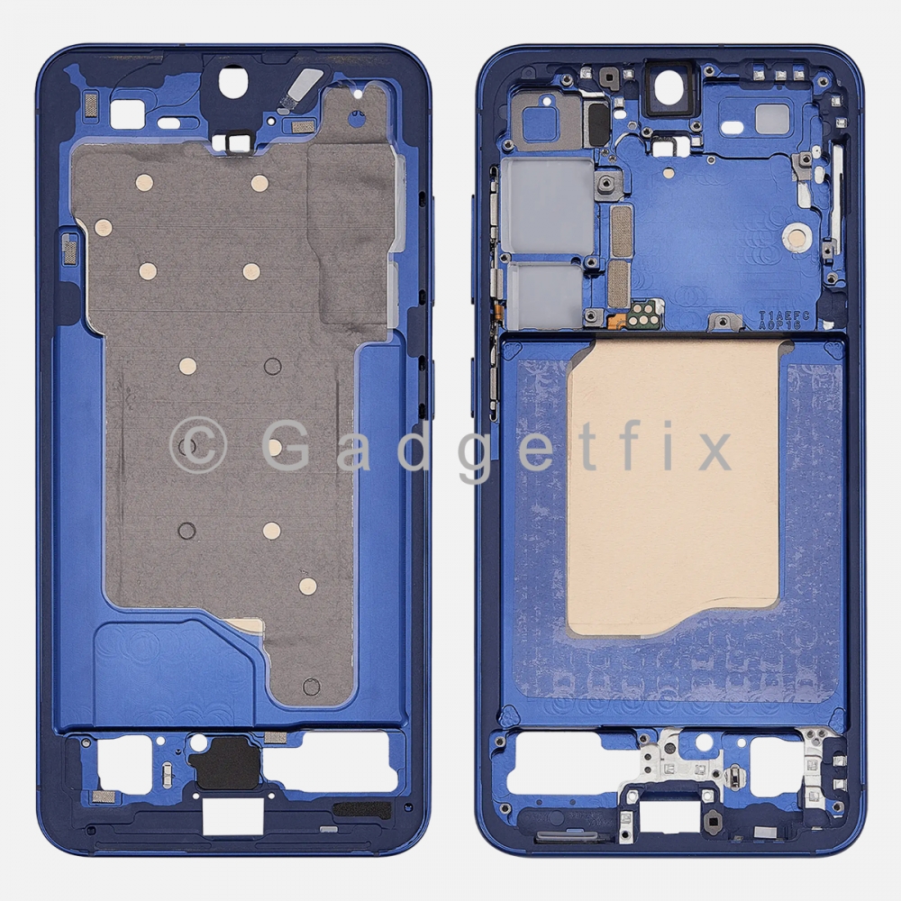 Samsung Galaxy S25 Middle Housing Frame Bezel Mid Chassis (Navy)