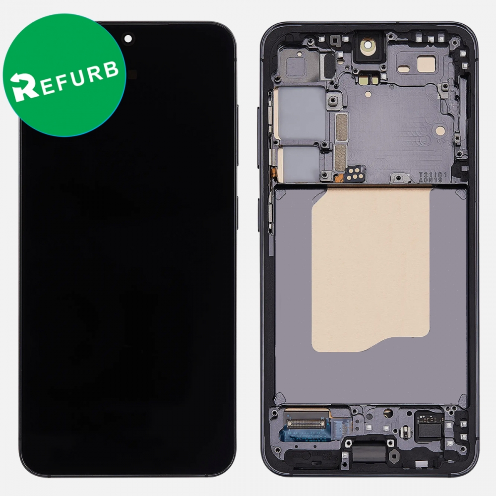 Blue Black Samsung Galaxy S25 5G S931 OLED Display LCD Touch Screen Digitizer w/ Frame
