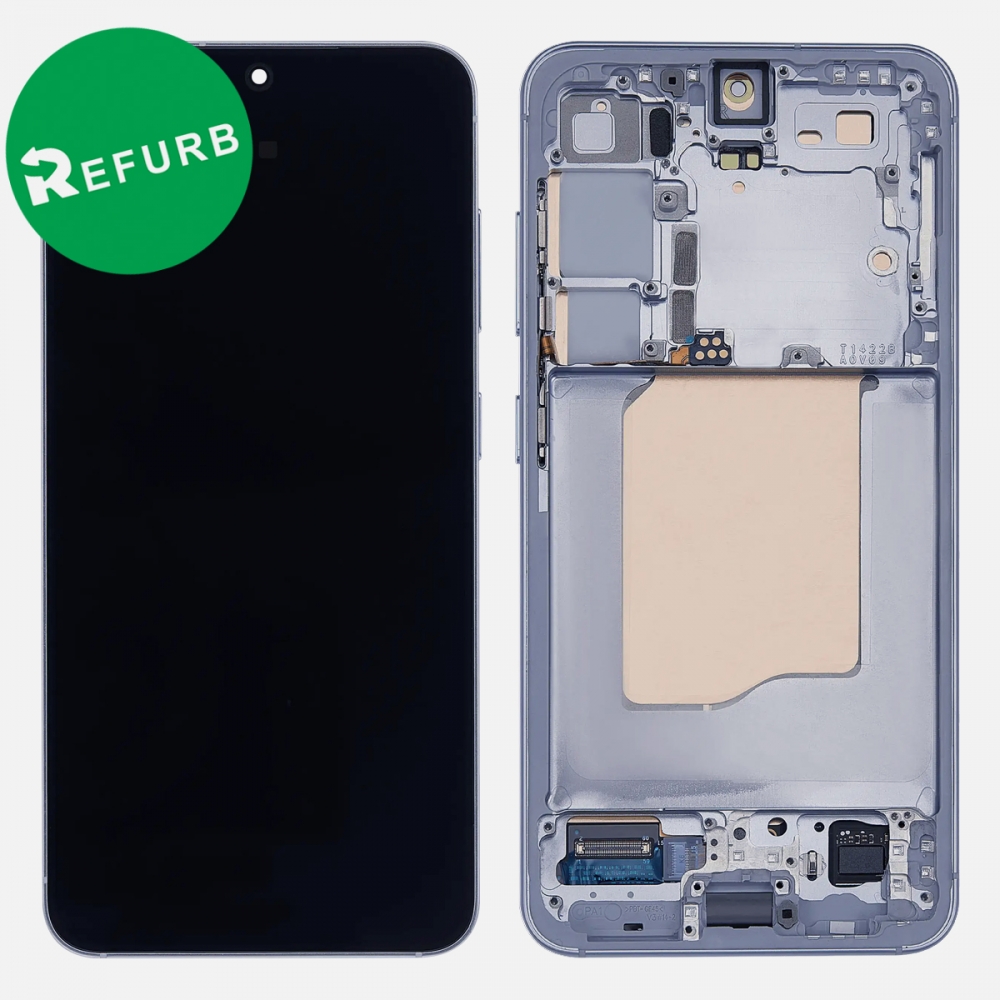 Icy blue Samsung Galaxy S25 5G S931 OLED Display LCD Touch Screen Digitizer w/ Frame