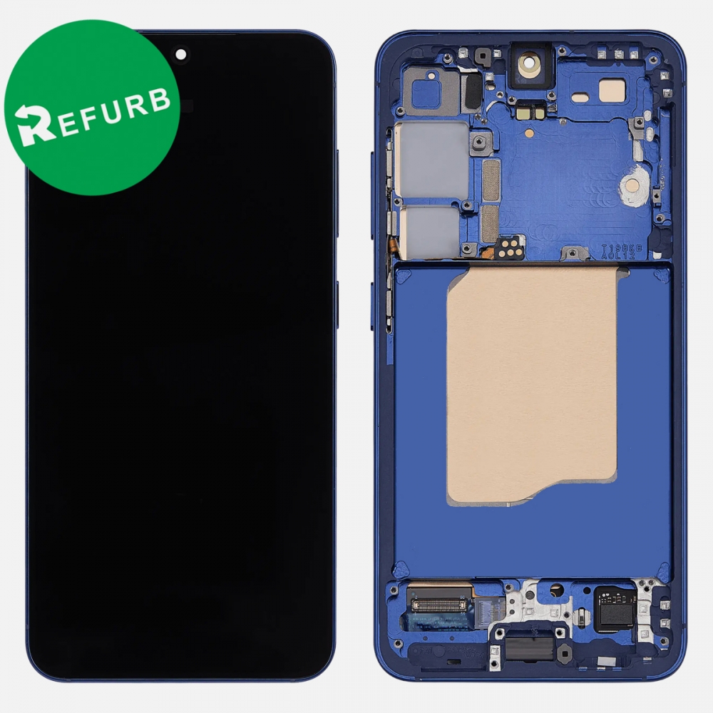 Navy Samsung Galaxy S25 5G S931 OLED Display LCD Touch Screen Digitizer w/ Frame