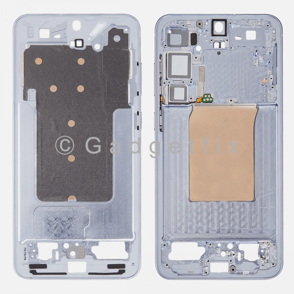 Samsung Galaxy S25 Plus Middle Housing Frame Bezel Mid Chassis (Icy Blue)