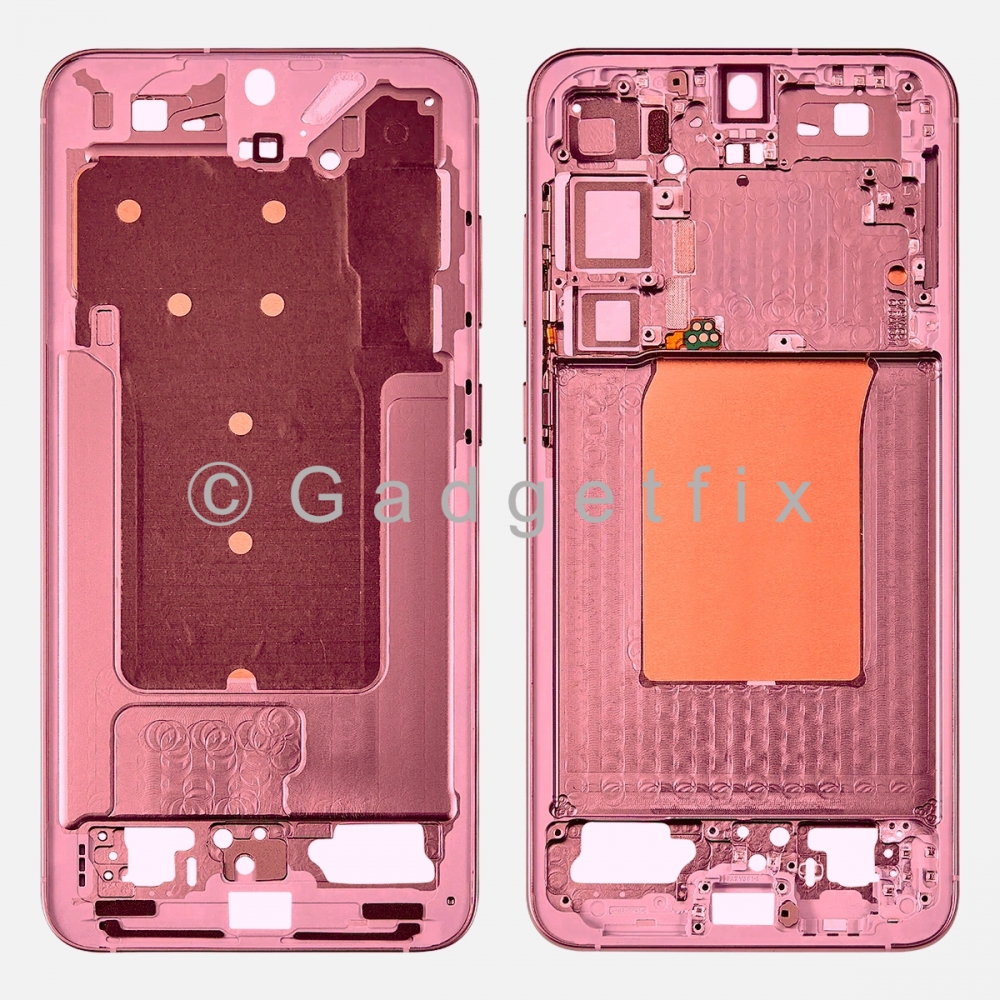 Samsung Galaxy S25 Plus Middle Housing Frame Bezel Mid Chassis (Red)