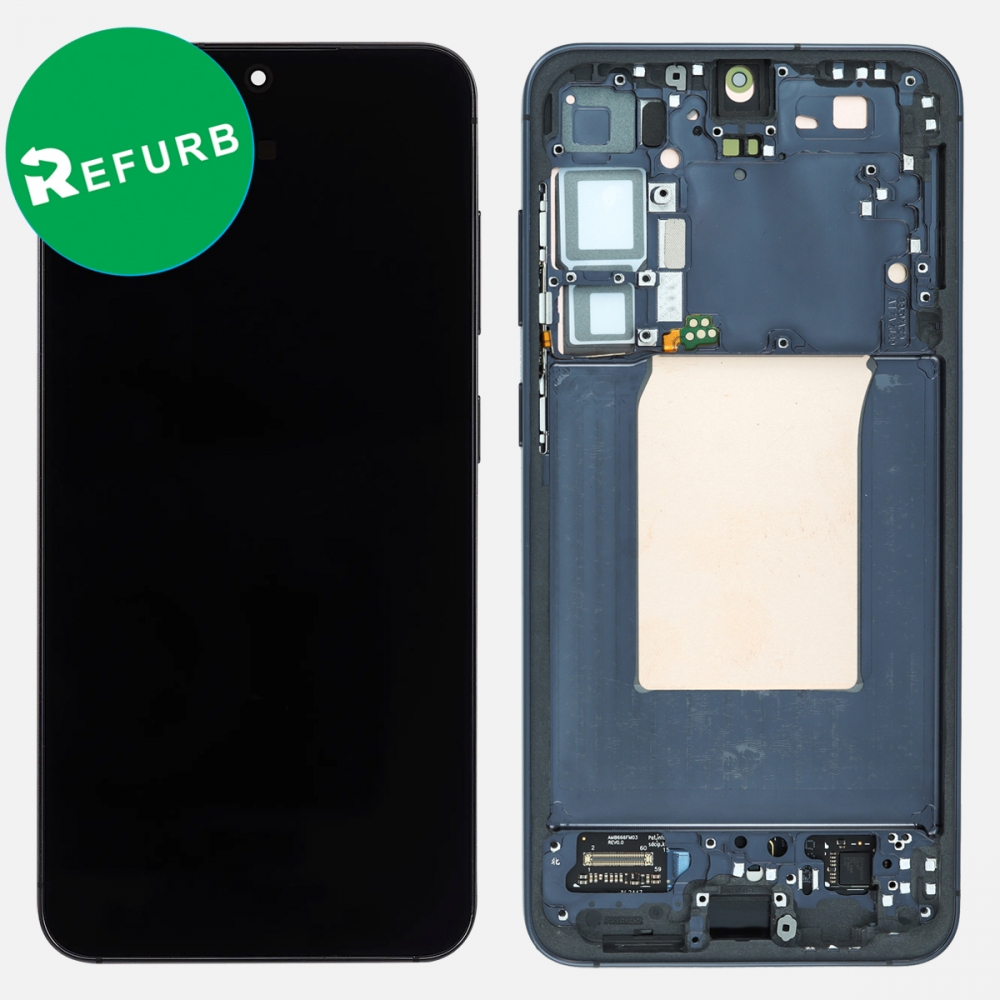 Blue Black Samsung Galaxy S25 Plus S936 OLED Display LCD Touch Screen Digitizer w/ Frame