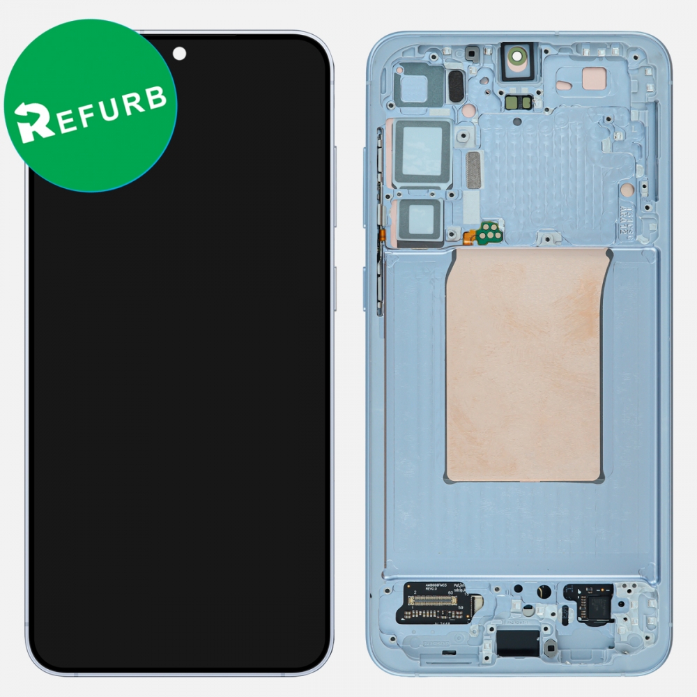 Icy Blue Samsung Galaxy S25 Plus S936 OLED Display LCD Touch Screen Digitizer w/ Frame