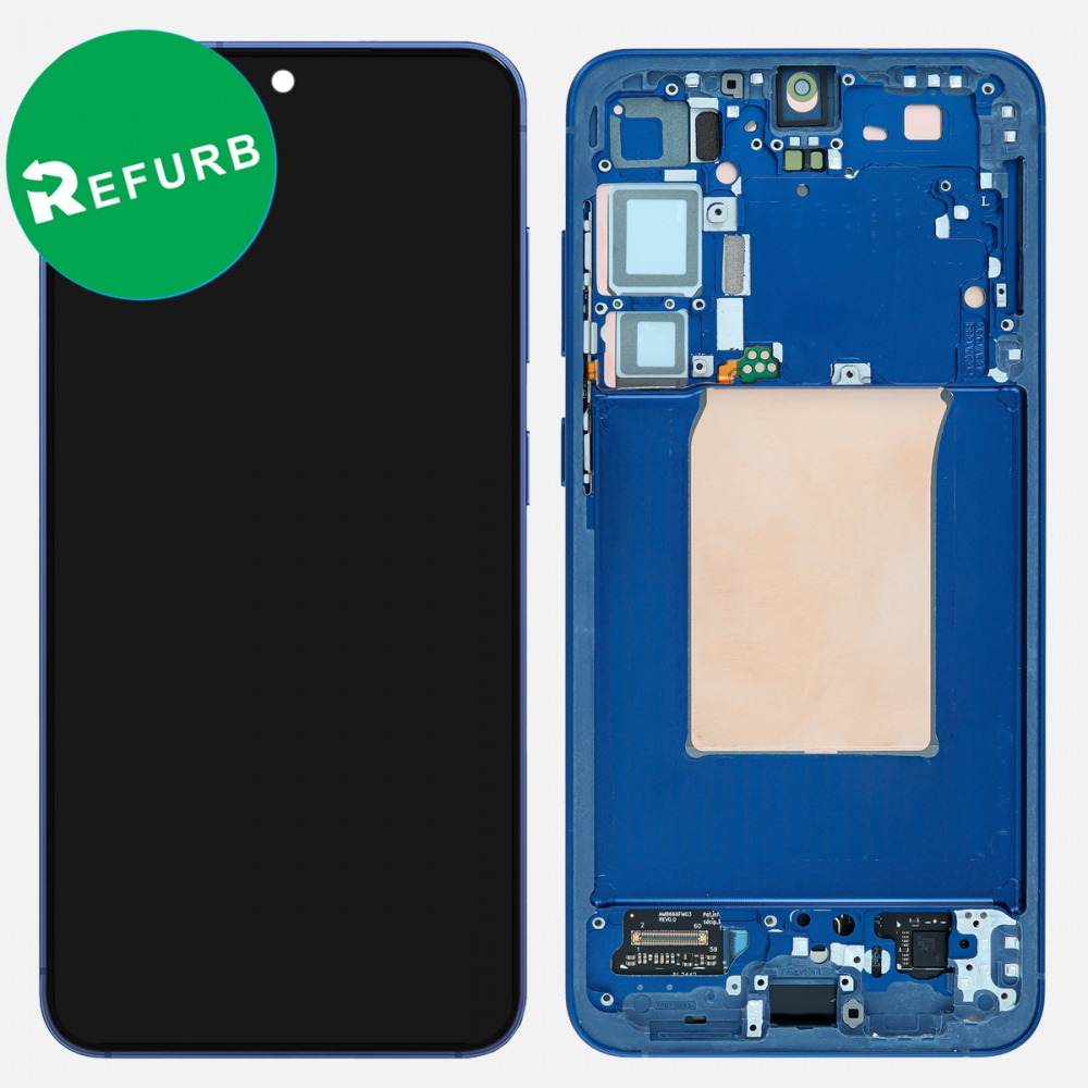 Navy Samsung Galaxy S25 Plus S936 OLED Display LCD Touch Screen Digitizer w/ Frame