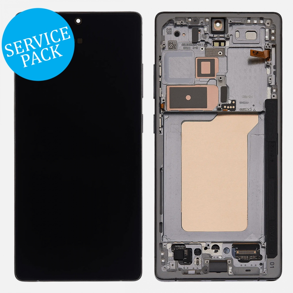 Black Samsung Galaxy S25 Ultra S938 OLED Display LCD Touch Screen Digitizer w/ Frame (Service Pack)