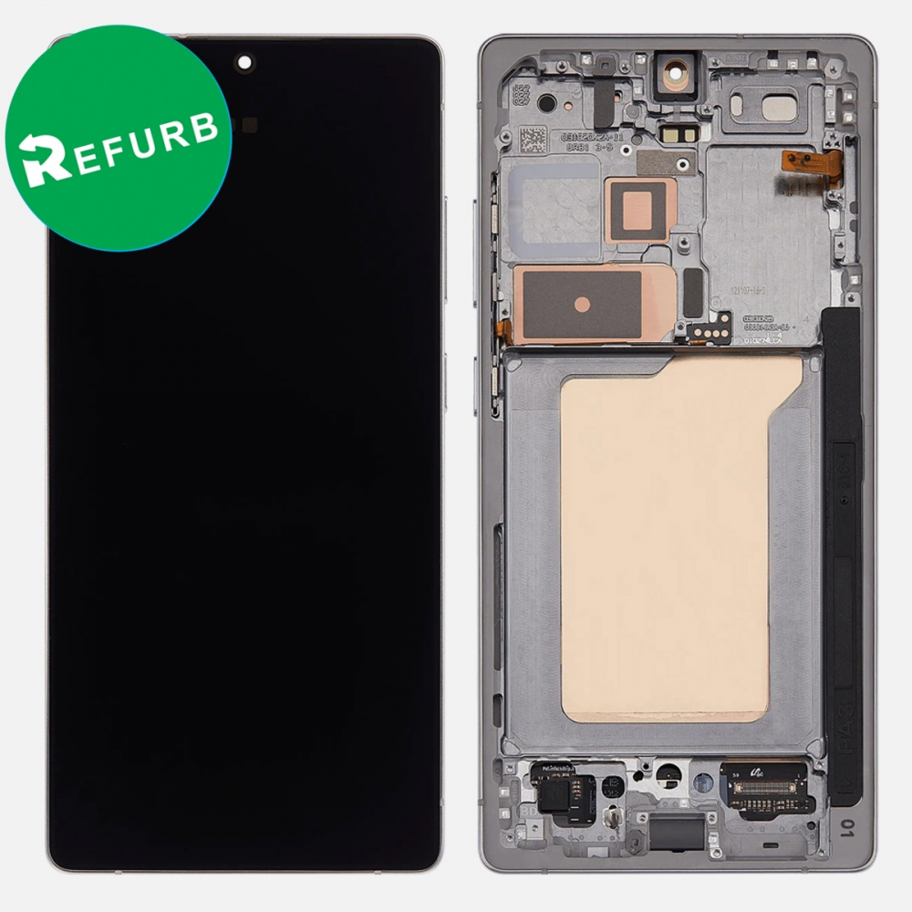 Silver Blue Samsung Galaxy S25 Ultra S938 OLED Display LCD Touch Screen Digitizer w/ Frame