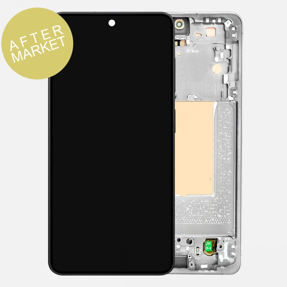 Aftermarket 120Hz White Samsung Galaxy S26 Plus S947 Soft OLED Display LCD Touch Screen Digitizer + Frame