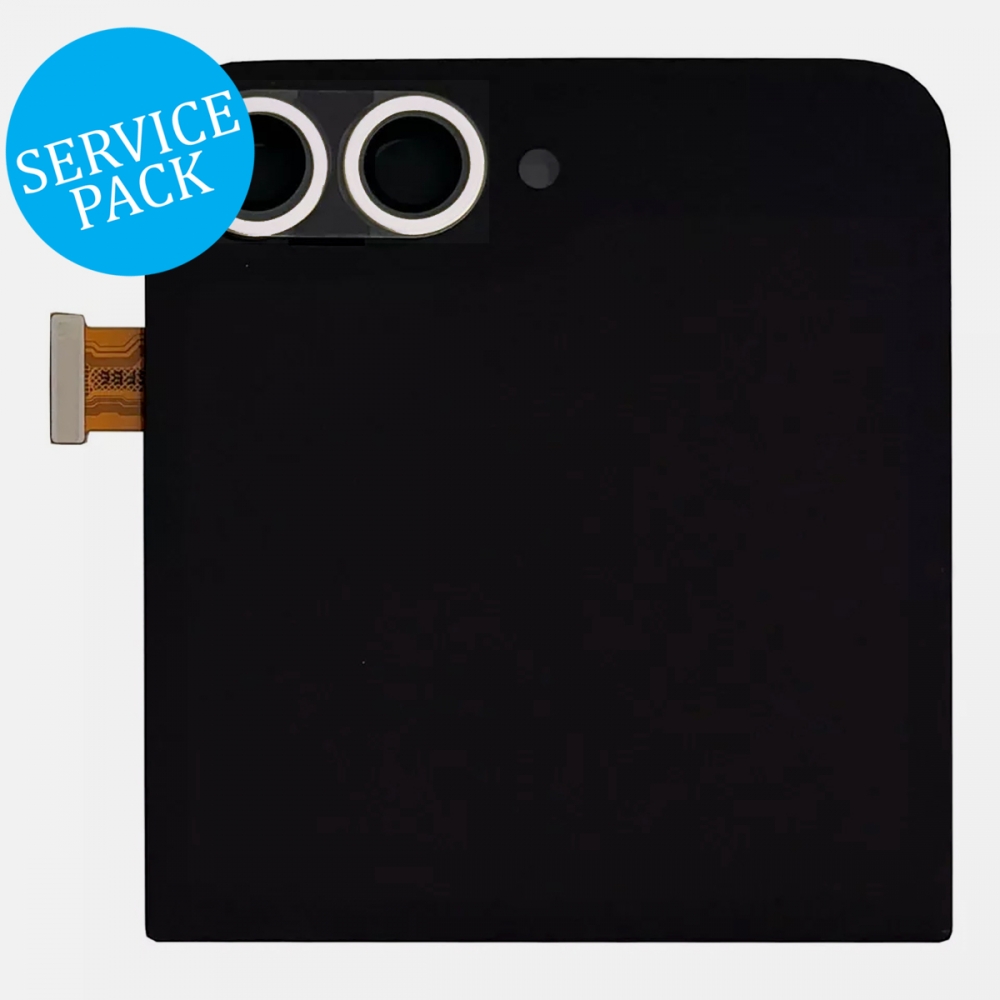 White Outer OLED Display Touch Screen Digitizer For Samsung Z Flip 6 5G F741 (Service Pack)