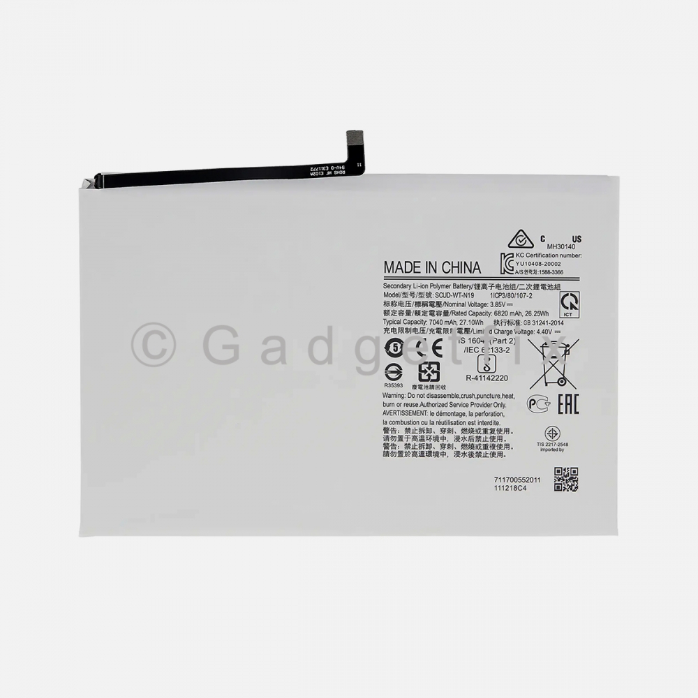 SCUD-WT-N19 Replacement Battery For Samsung Galaxy Tab A7 10.4" (T500 | T505)