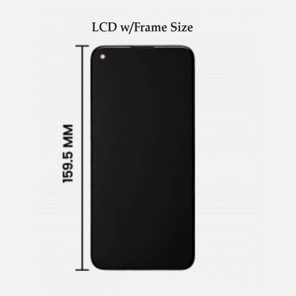 LCD Touch Screen Digitizer Display w/ Frame for Samsung Galaxy A11 A115F A115M (159.5mm)