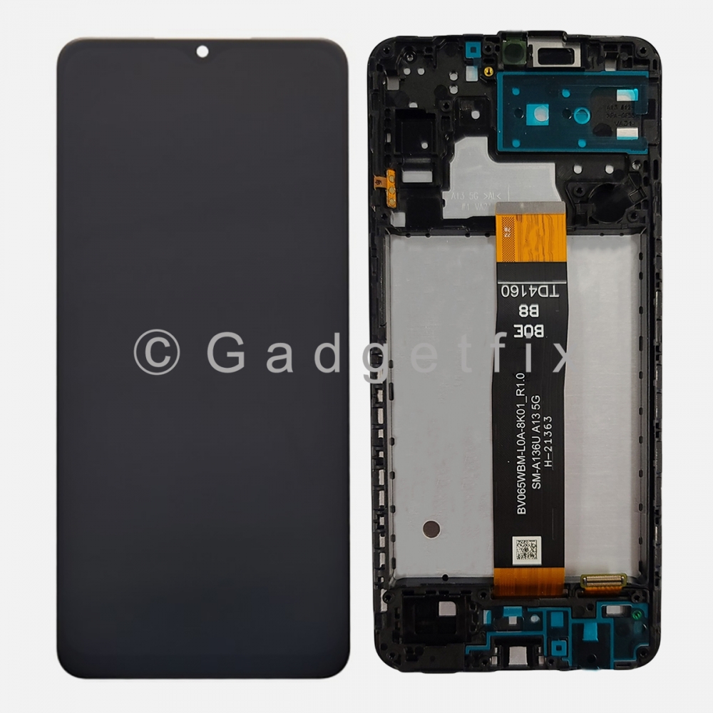 Refurbished Display LCD Touch Screen Digitizer With Frame For Samsung Galaxy A13 5G 2021 | A136U (US Version)