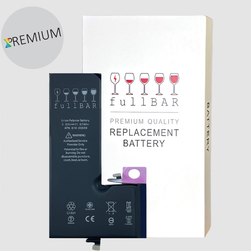 FULLBAR Premium Quality Replacement Battery for iPhone 11 PRO Extended Capacity 3046mAH