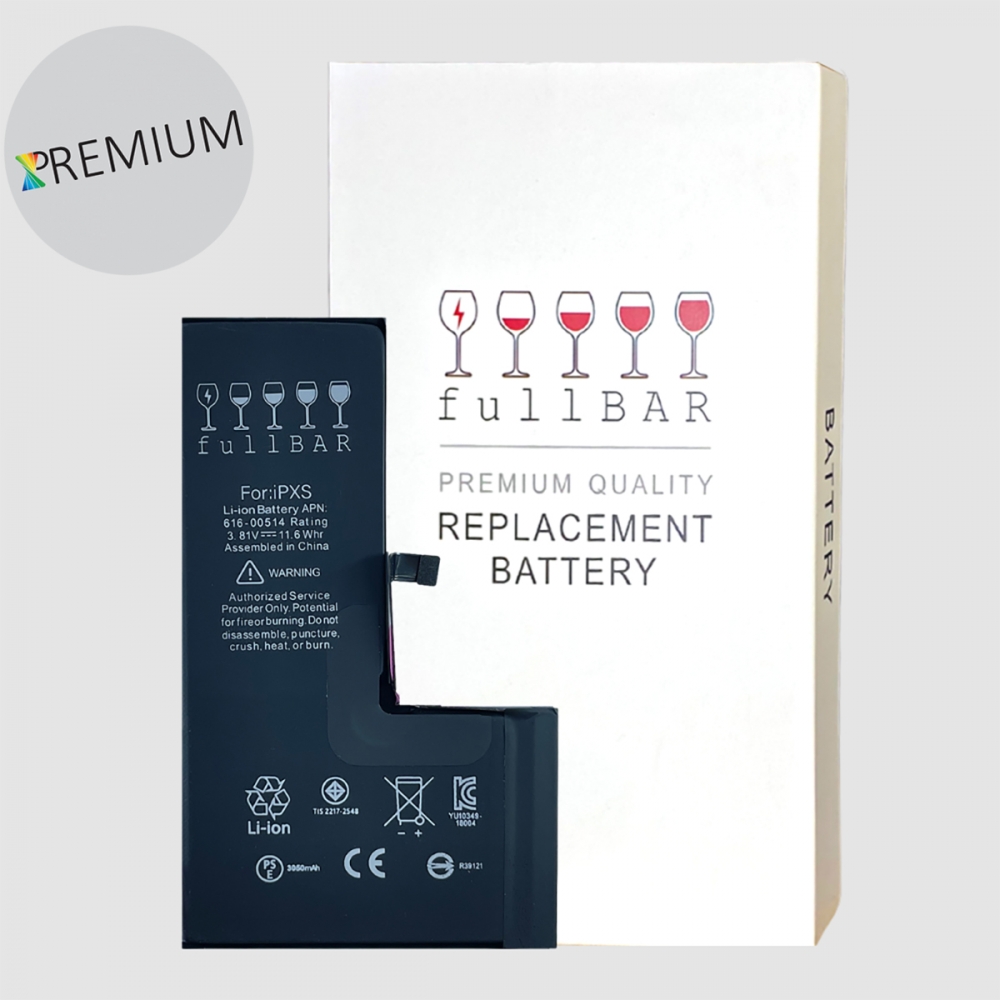 FULLBAR Premium Quality Replacement Battery for iPhone XS Extended Capacity 3050mAh