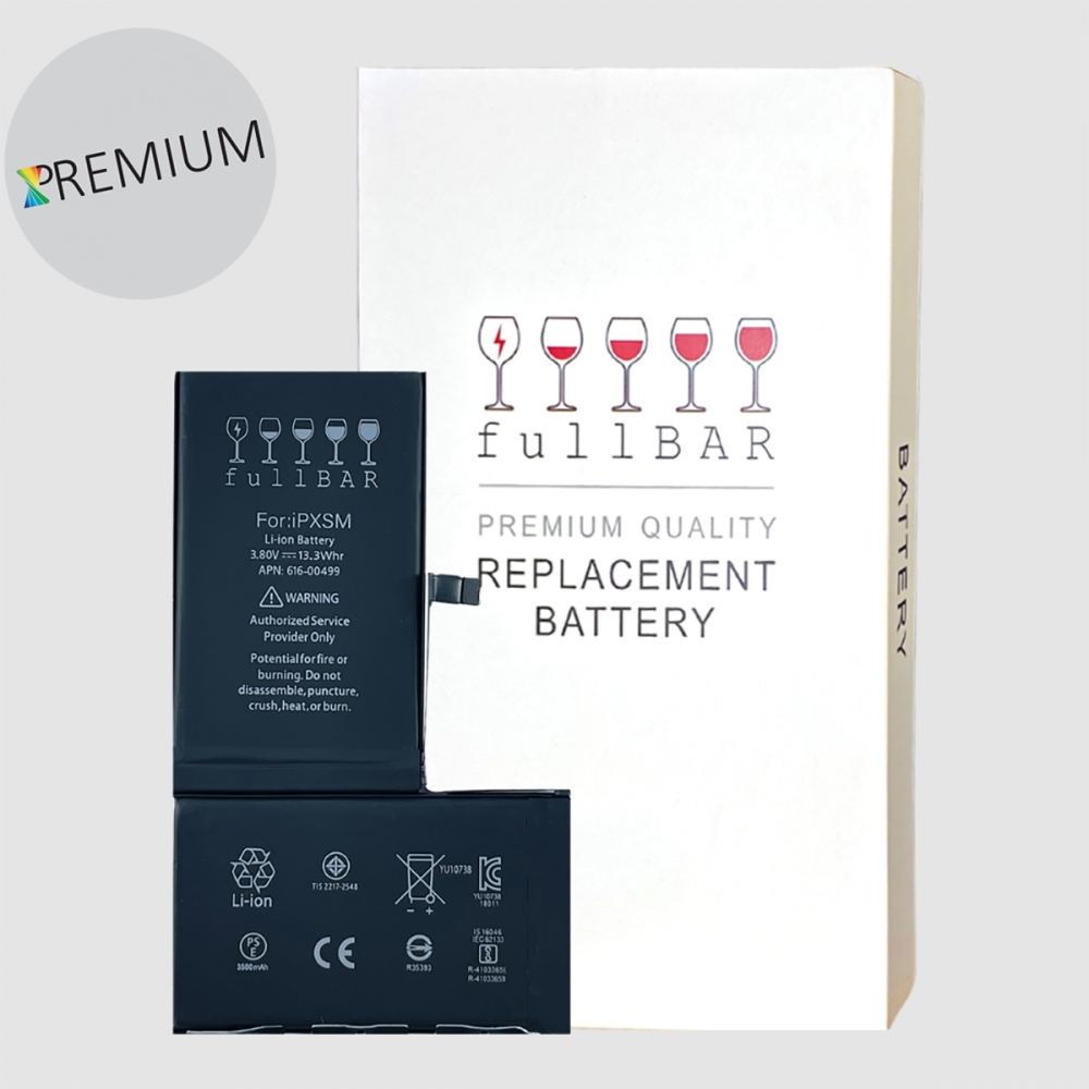 FULLBAR Premium Quality Replacement Battery for iPhone XS Max Extended Capacity 3500mAh