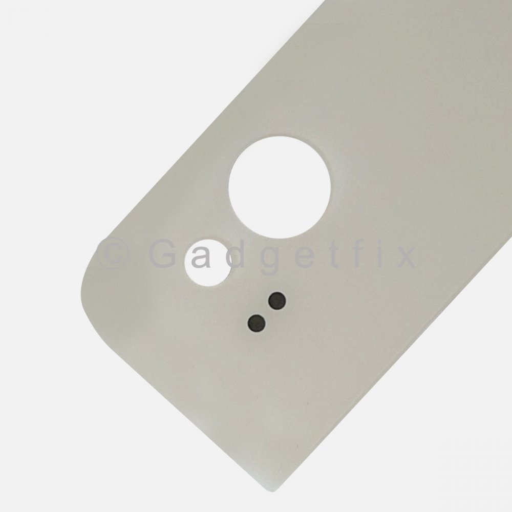 White Rear Housing Back Camera Glass Lens Top Cover For Google Pixel 2