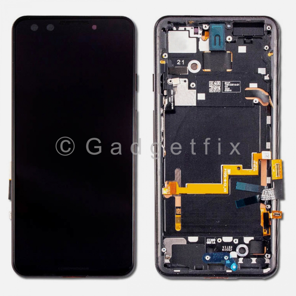Black OLED Display LCD + Touch Screen Digitizer + Frame For Google Pixel 3