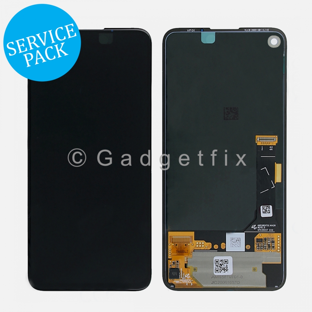 New Service Pack OLED Display Screen Digitizer Assembly (5.8") For Google Pixel 4A 