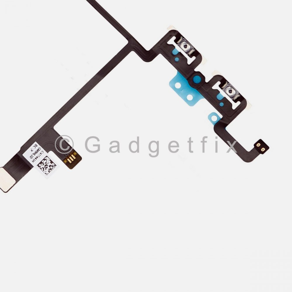 Volume Button Connector Flex Ribbon Cable w/ Bracket For Iphone X 10