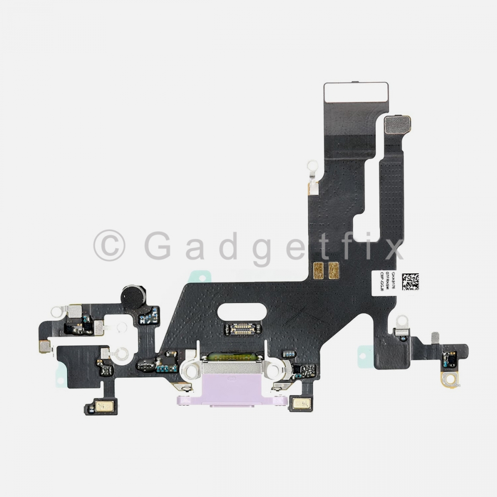 Purple Lightning Charger Charging Port Dock Connector Flex Cable For Iphone 11