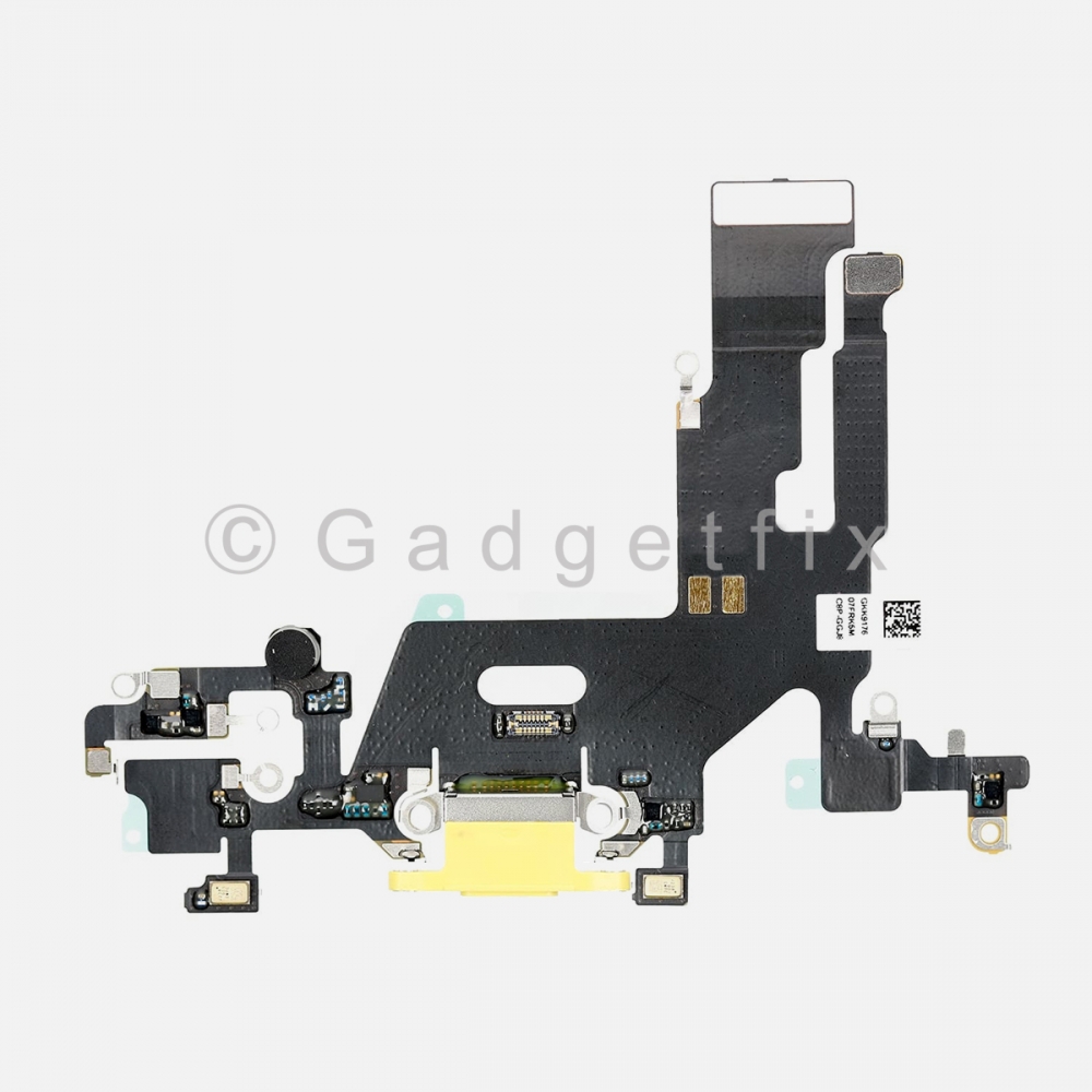 Yellow Lightning Charger Charging Port Dock Connector Flex Cable For Iphone 11