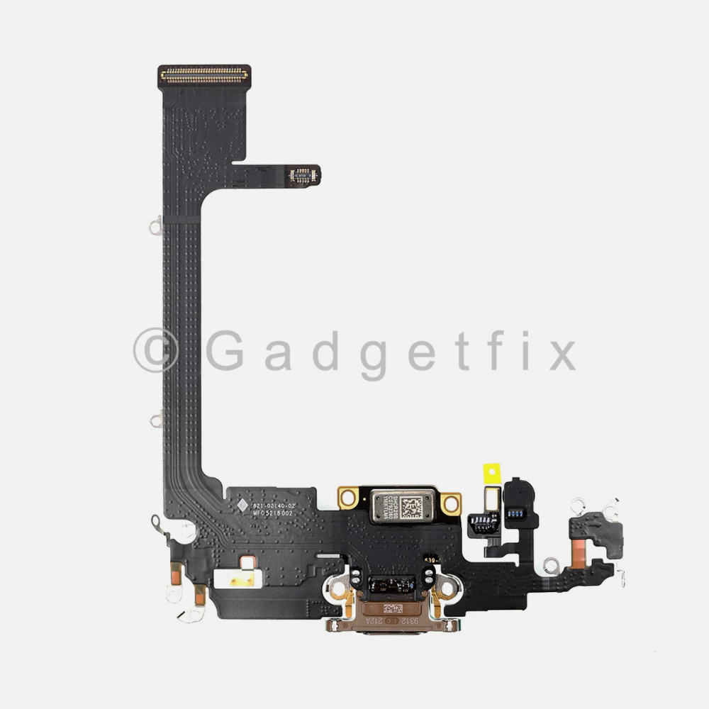 Gold Lightning Charging Port Flex Cable w/ Daughter Board For Iphone 11 Pro