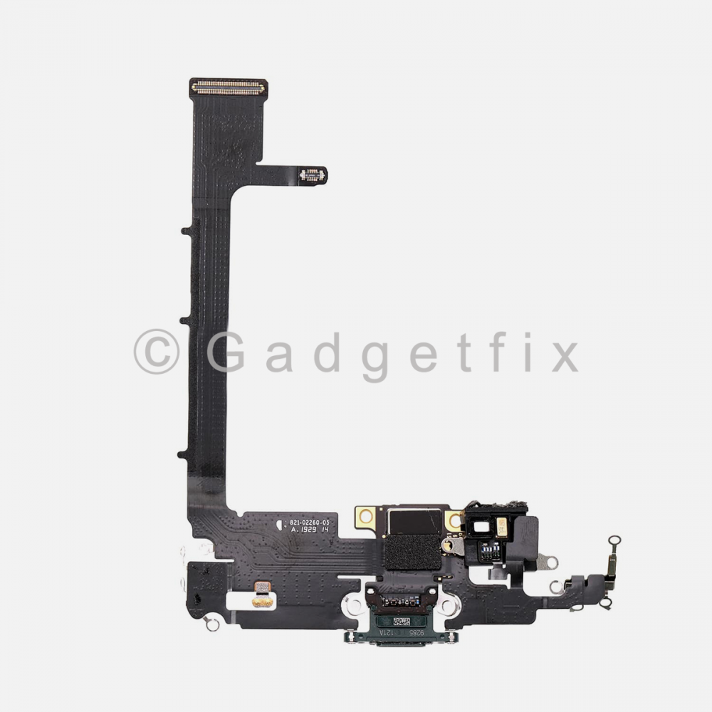 Green Lightning Charging Port Flex Cable w/ Daughter Board For Iphone 11 Pro Max