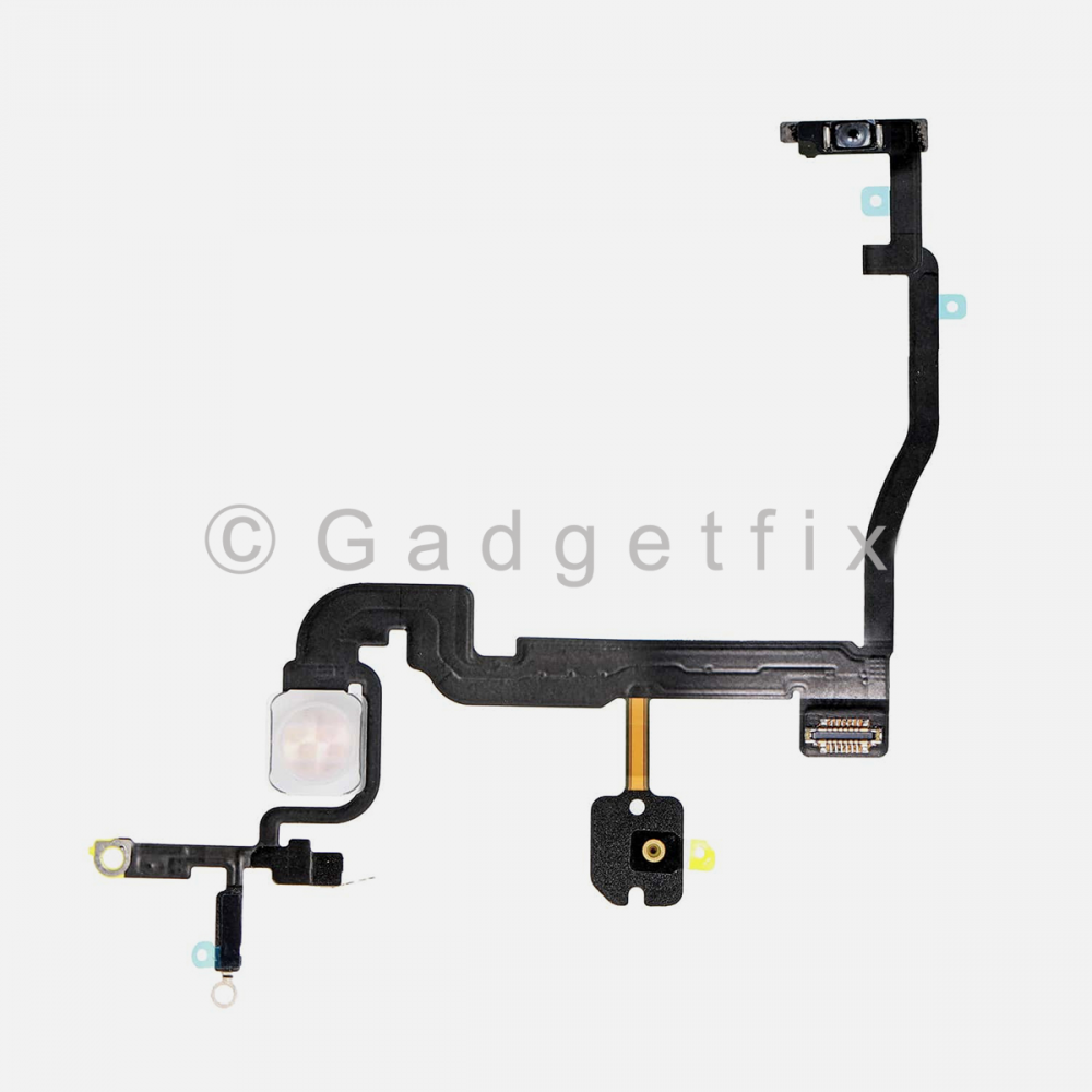 Power Button Connector Flex Ribbon Cable with Bracket For Iphone 11 Pro Max