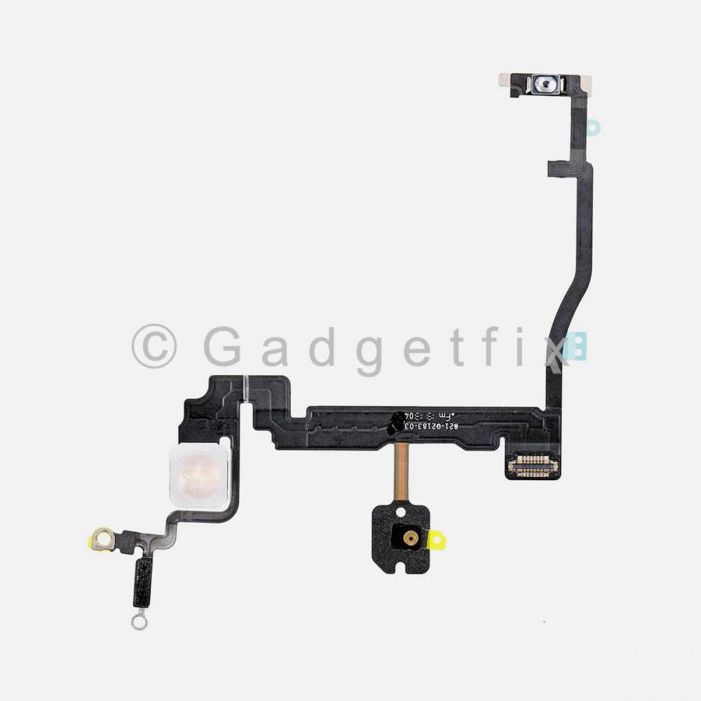 Power Button Connector Flex Ribbon Cable with Bracket For Iphone 11 Pro