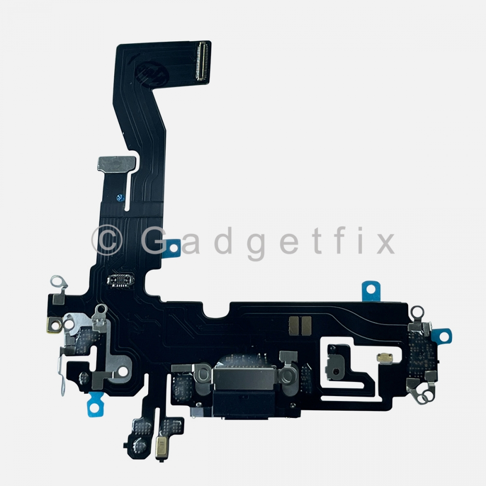 IPhone 12 Charging Port Replacement – Dock Connector With Opening Tools – Generic Black