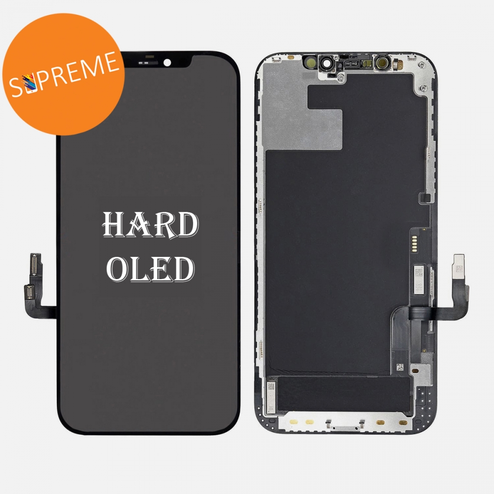 Supreme FHD HARD OLED Display LCD Touch Screen Digitizer + Frame For iPhone 12 | 12 PRO