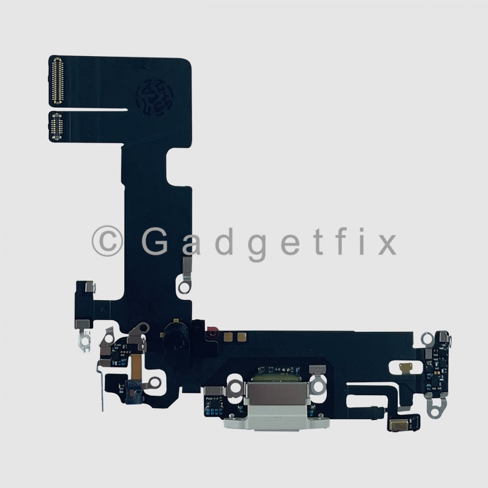Starlight White Charging Port Dock Connector Flex Cable w/ Daughter Board For iPhone 13