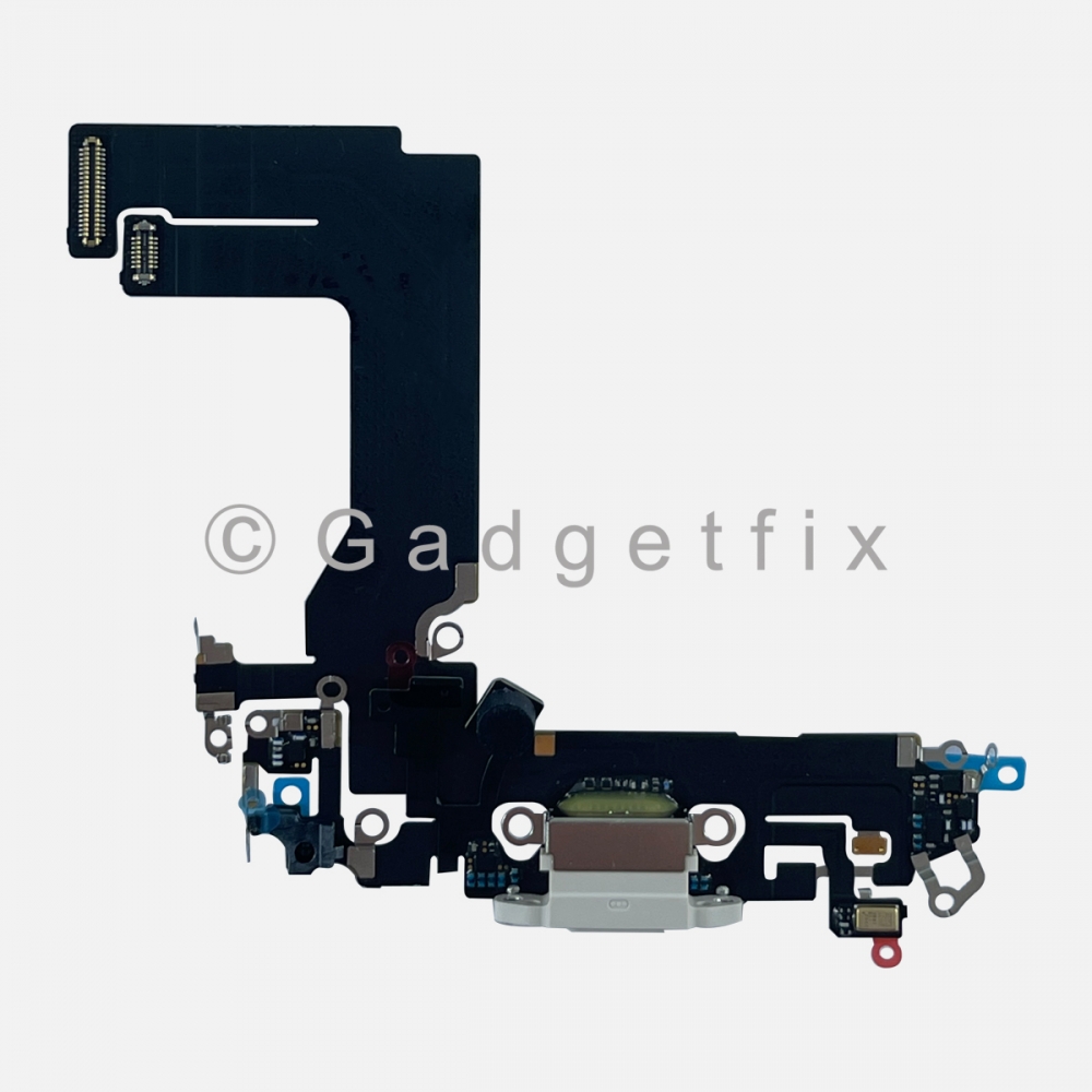 Starlight White Charging Port Dock Connector Flex Cable For iPhone 13 MINI
