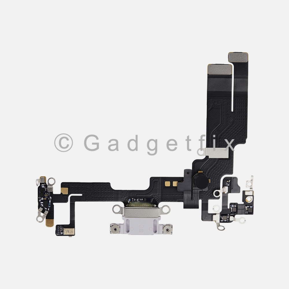 Purple Charging Port Dock Connector Flex Cable w/ Daughter Board For iPhone 14
