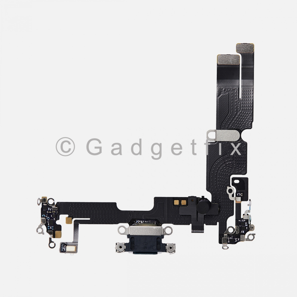 Midnight Charging Port Dock Connector Flex Cable w/ Daughter Board For iPhone 14 Plus