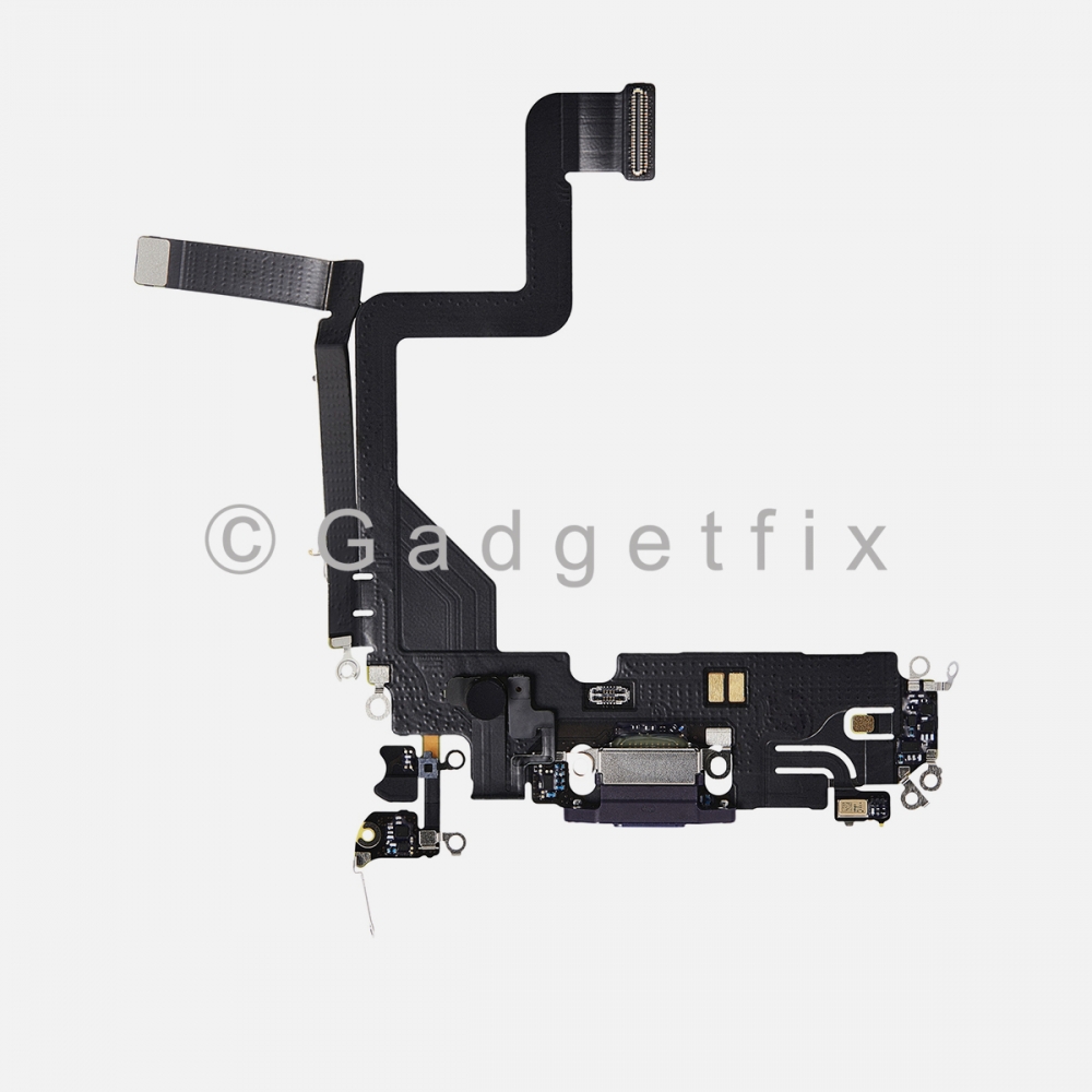 Purple Charging Port Dock Connector Flex Cable w/ Daughter Board For iPhone 14 Pro