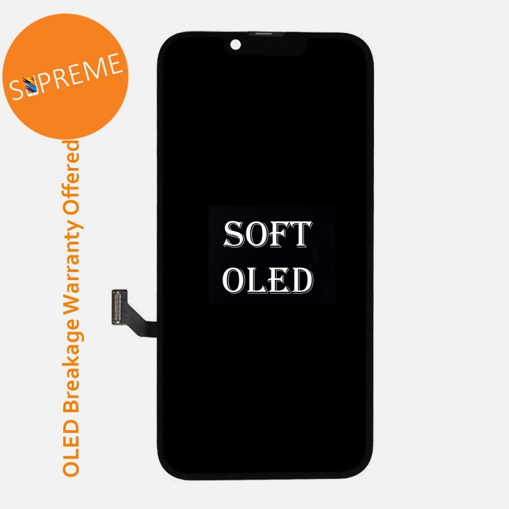 Soft OLED Display LCD Touch Screen Replacement For IPhone 14 Pro Max – With Frame