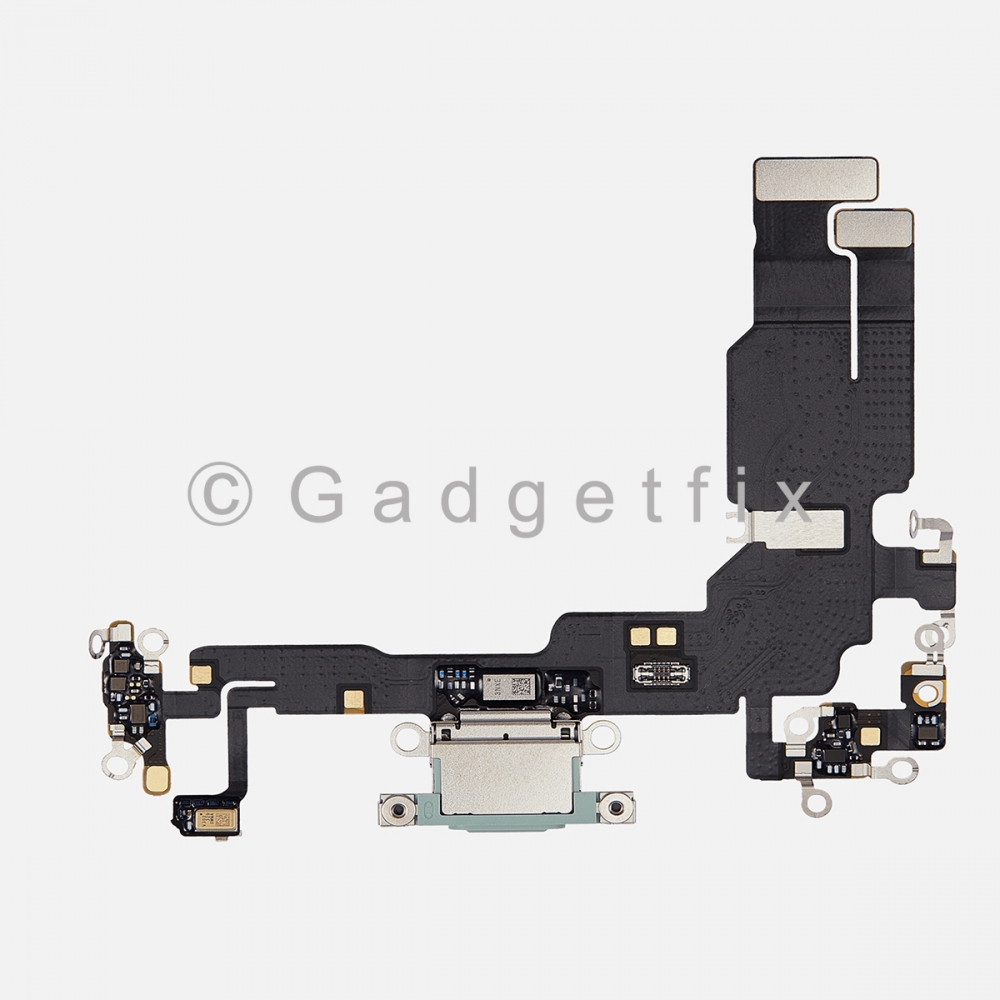 Green Charging Port Dock USB-C Connector Flex Cable For iPhone 15