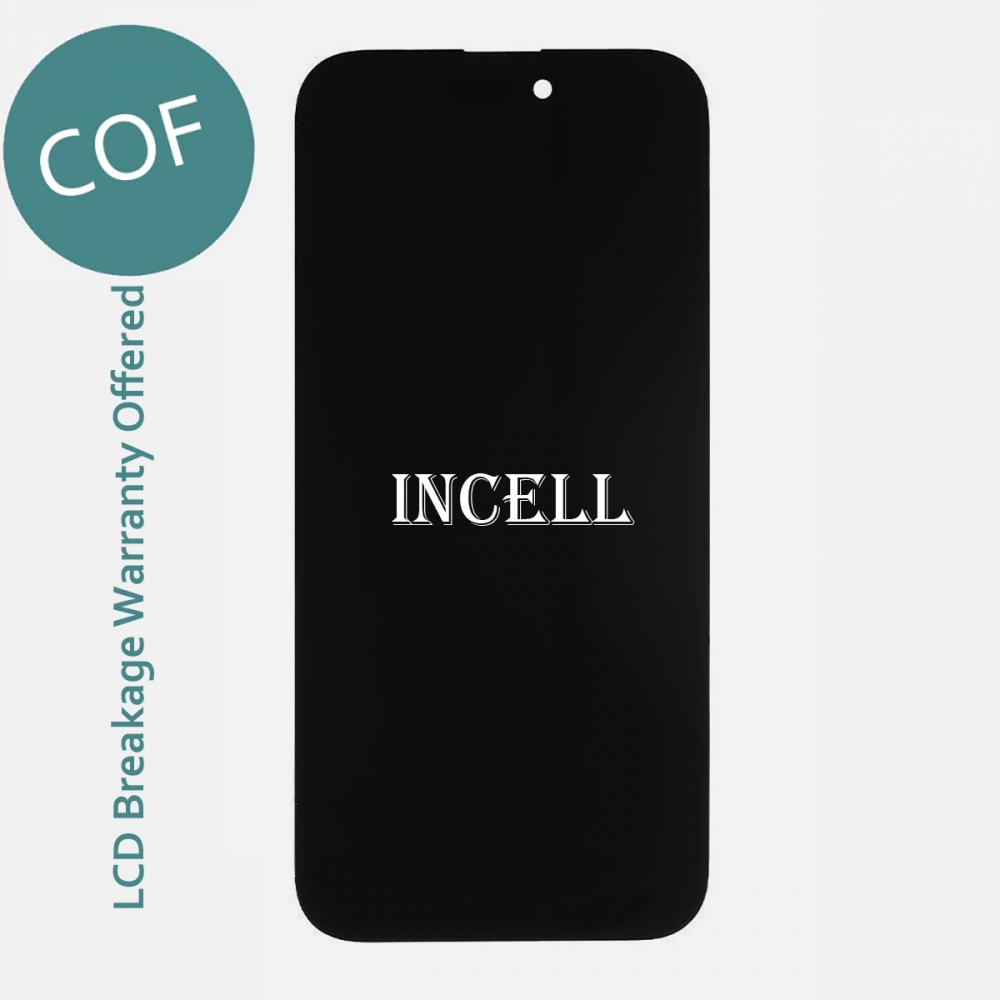 COF Incell Display LCD Touch Screen Digitizer + Frame For Iphone 15 Plus