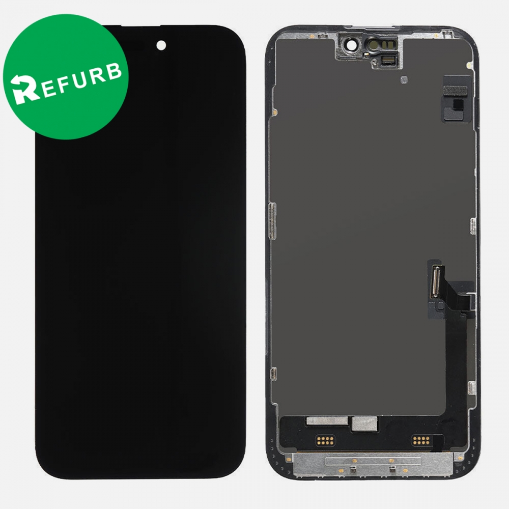 Refurbished OLED Display LCD Touch Screen Digitizer + Frame For Iphone 15 Plus