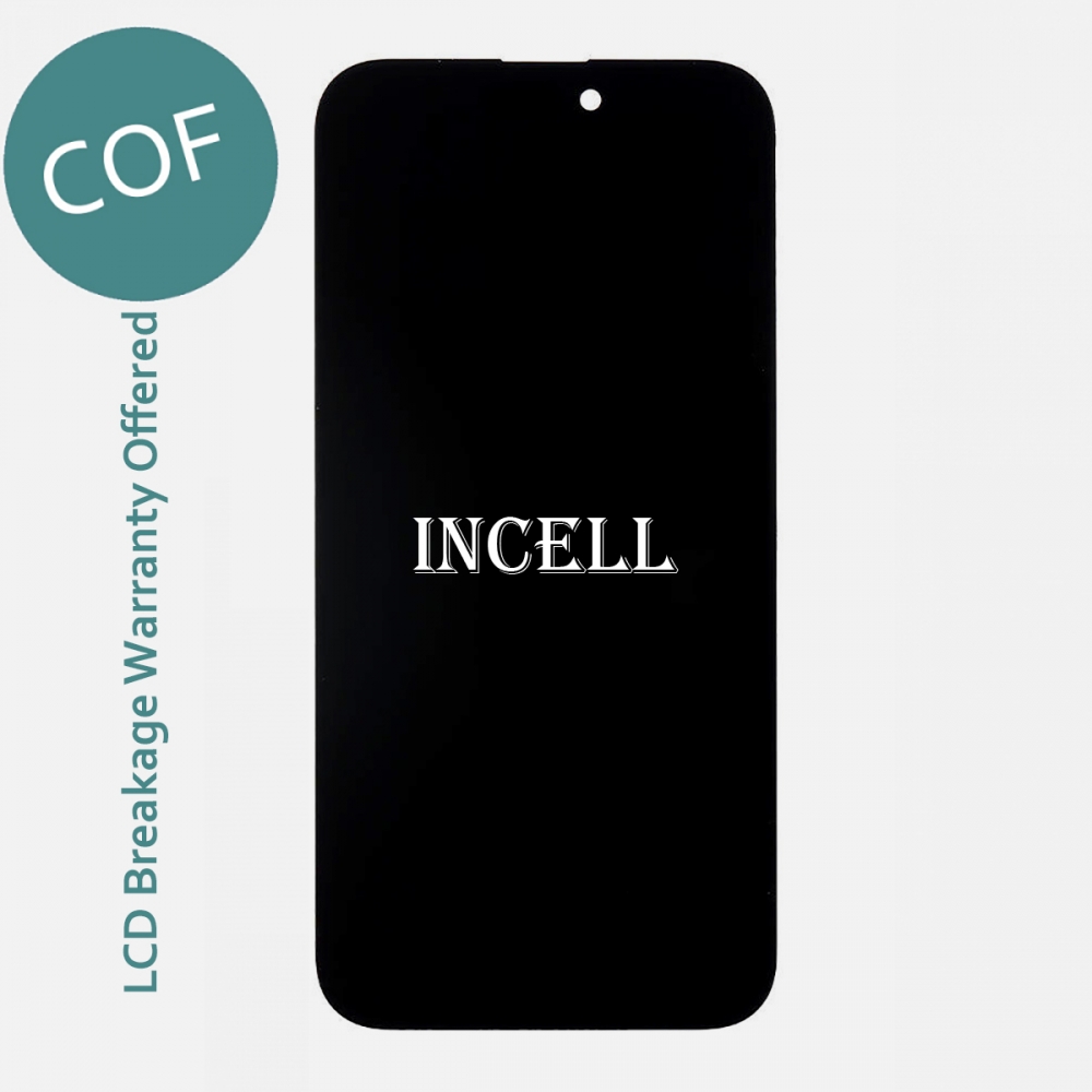 COF Incell Display LCD Touch Screen Digitizer Assembly For Iphone 15 Pro Max