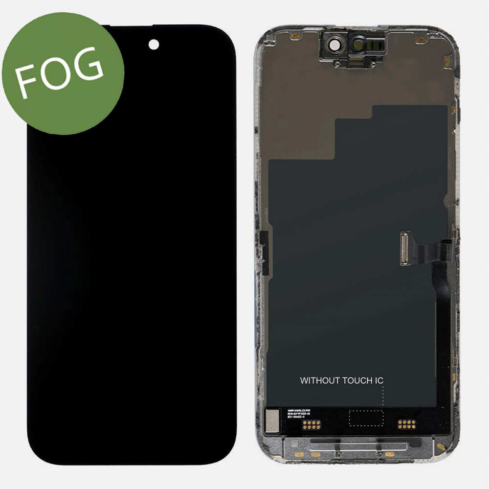 FOG Soft OLED Display LCD Touch Screen Digitizer For Iphone 15 Pro (IC Transfered Required)