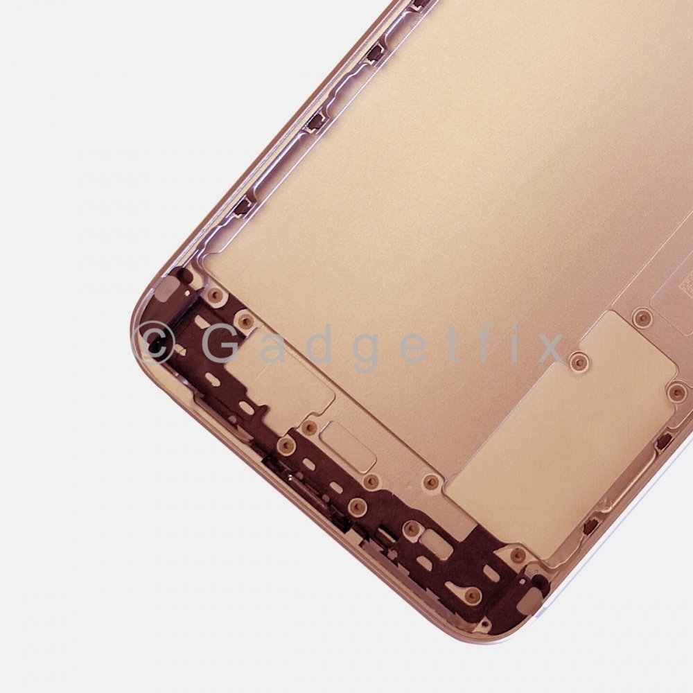 Rose Gold Battery Back Door Cover + Camera Lens + Buttons + Sim Tray For Iphone 6S Plus