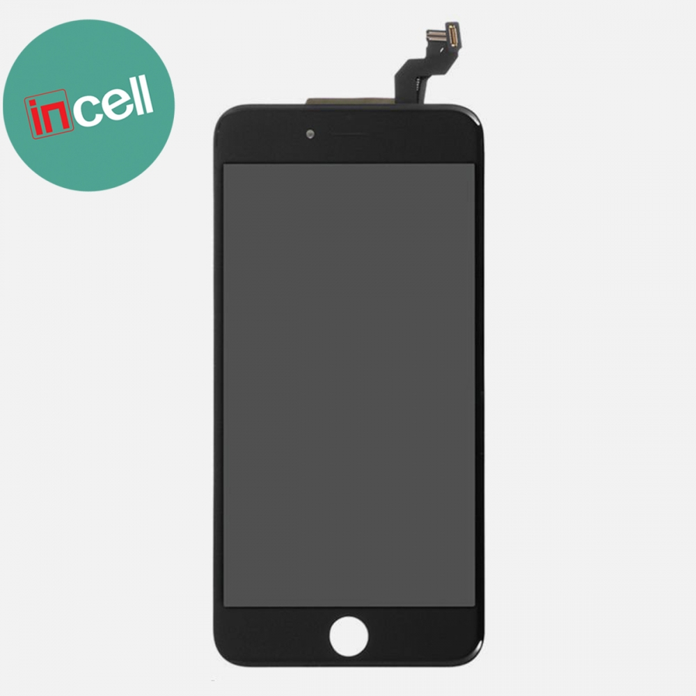 Incell Black Display LCD Touch Screen Digitizer + Steel Plate for Iphone 6S Plus