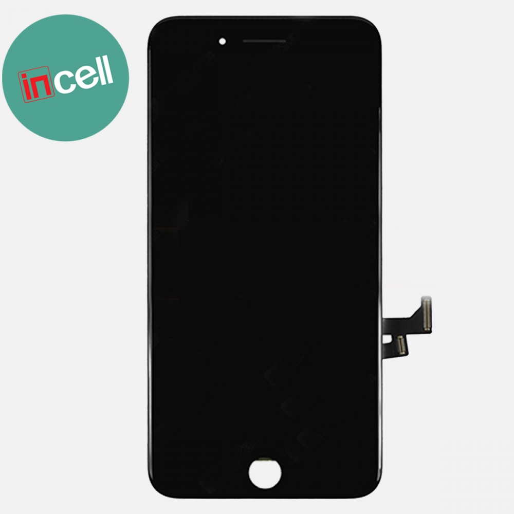 Incell Black Display LCD Touch Screen Digitizer + Steel Plate for Iphone 7 Plus