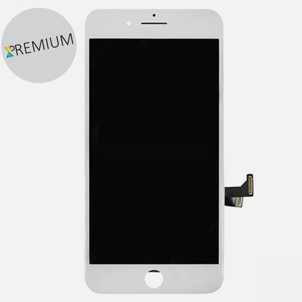 Premium White Display LCD Touch Screen Digitizer with Steel Plate For iPhone 7 Plus