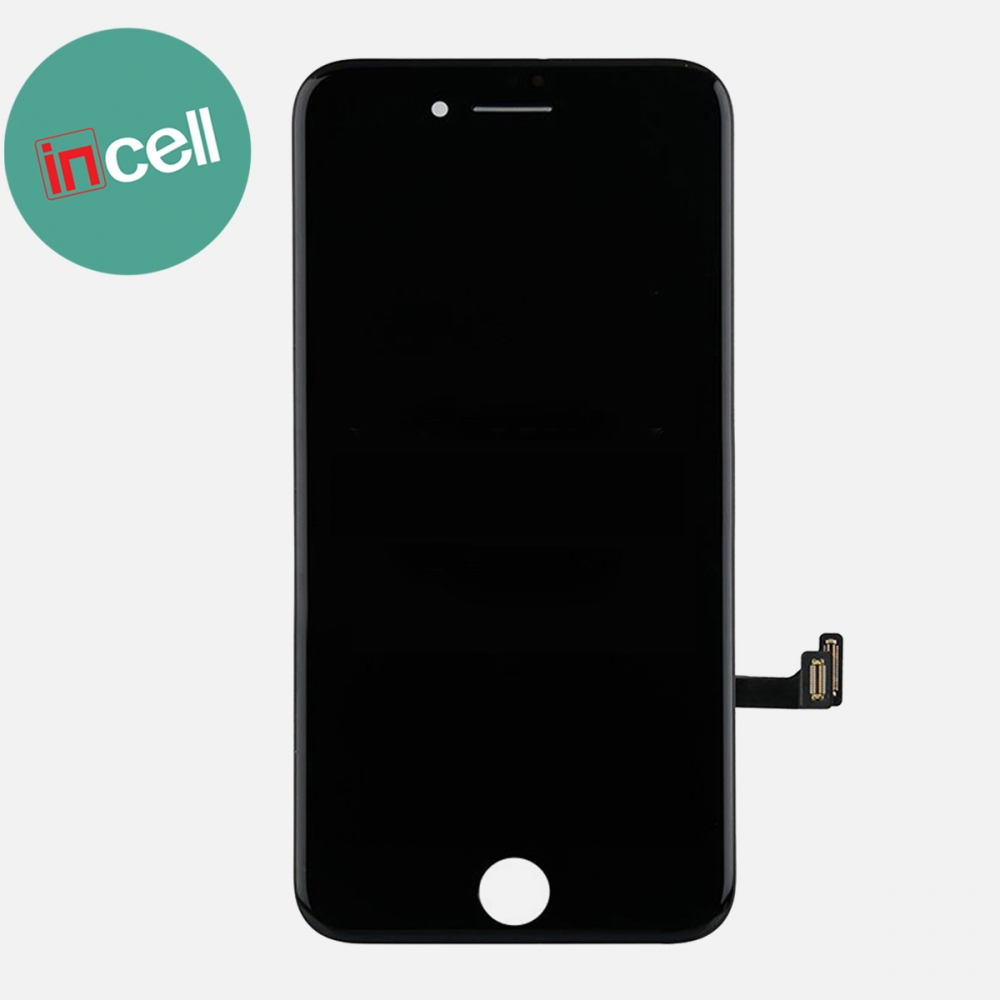 Incell Black Display LCD Touch Screen Digitizer + Steel Plate for Iphone 8