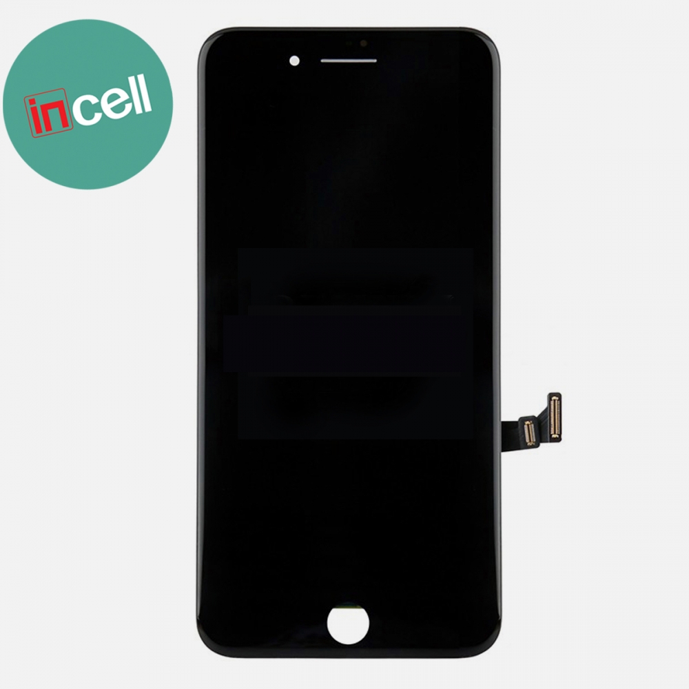 Incell Black Display LCD Touch Screen Digitizer + Steel Plate for Iphone 8 Plus