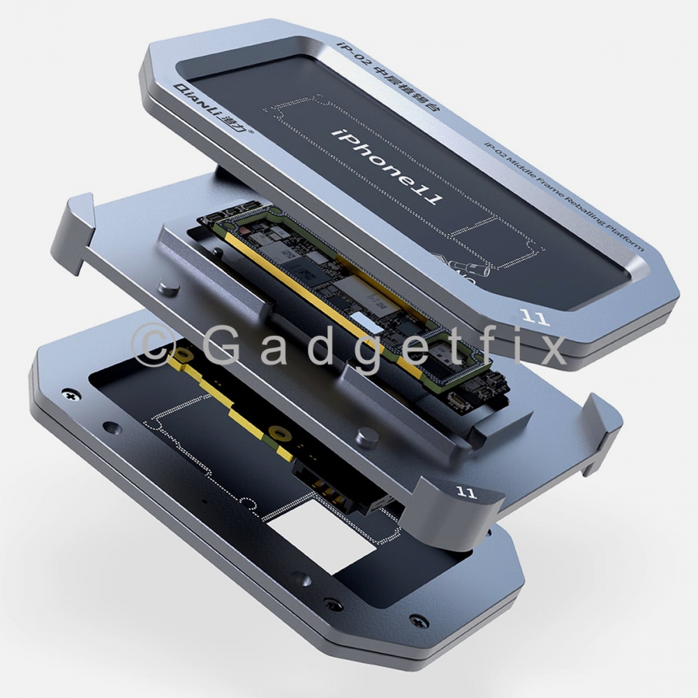 QianLi IP-02 Metal Middle Frame Reballing Platform Motherboard Soldering for iphone 11 | 11 Pro | 11 Pro Max