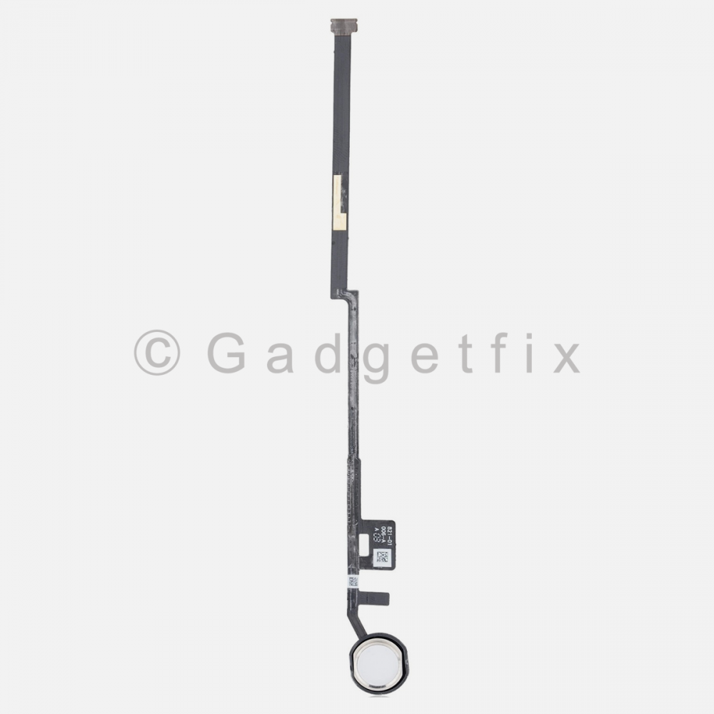 Silver Home Menu Button Flex Cable for For Ipad 7 | Ipad 8 | Ipad 9 10.2
